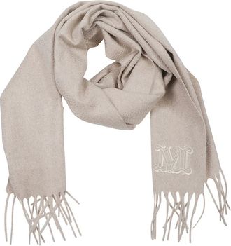 Max Mara Accessoires, Dames, Beige, ONE Size, Kasjmier, Wsdalia Sjaal