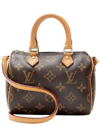 Louis Vuitton Monogram Canvas Nano Speedy Satchel (Authentic Pre-Loved)