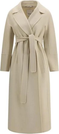 Max Mara Beltjassen - Dames - Jas met riem - Wit - 2XS - Jassen