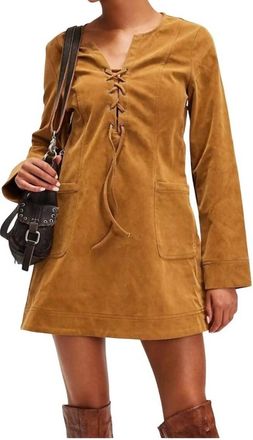 Free People Bradely Faux Suede Dress