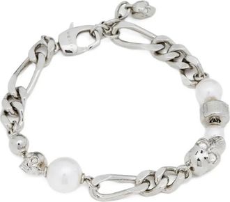 Alexander McQueen Bracciale a catena - Argento