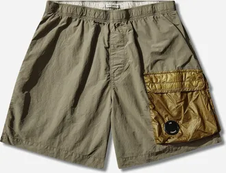 C.P. Company Men s Flatt Nylon Swim Shorts Dried Herb