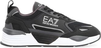 Emporio Armani Af 18447 Low-top Sneakers - Heren - Sneakers - Zwart - 44 2/3 EU - Leer - Schoenen