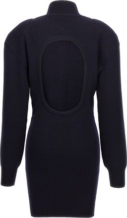 Stella McCartney Womens Blue Wool Midi Skirt