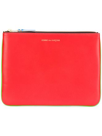 Comme Des Gar&ccedil;ons top zip pouch - Red