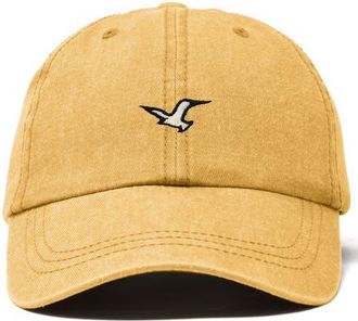 Dalix Seagull Dad Hat in Washed Gold at Nordstrom