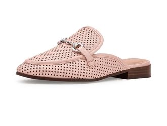 Johnston & Murphy Ali Perfed Bit Mule Womens Slippers Blush : 9.5 M, Leather