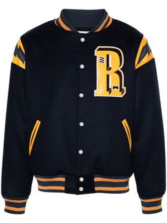 Rhude American Spirit bomber jacket - Blue