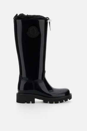 Moncler Black Tall Rain Boots