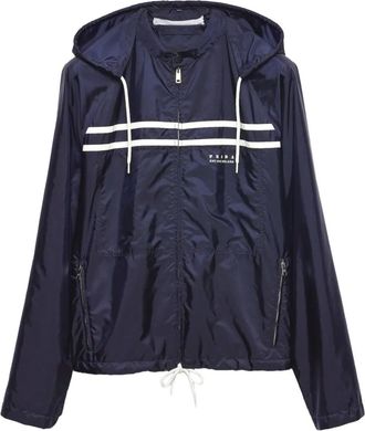 Prada Giacca leggera oversize - Blu