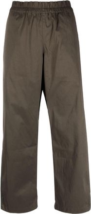 STUDIO NICHOLSON Tobas wide-leg trousers - women - Polyester/Polyamide - 2 - Green