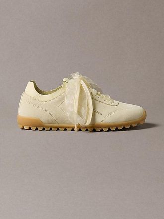 Calvin Klein Suede Organza Runner Trainers