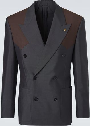 Versace Medusa wool and mohair blazer