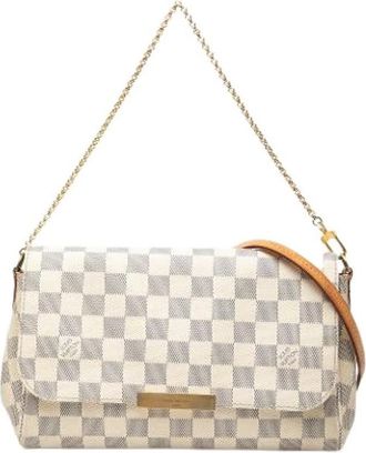 Louis Vuitton Pre-owned Shoulder Bags, female, White, Size: ONE SIZE Pre-owned The Favorite MM