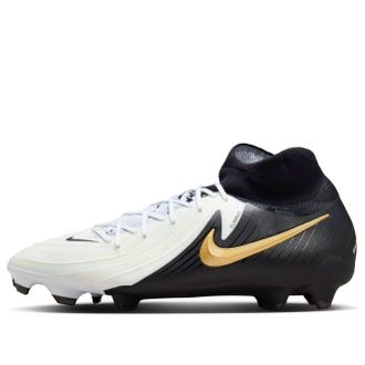 Nike Phantom Luna 2 Pro FG White Black Metallic Gold Coin FJ2575-100
