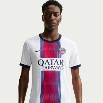 Nike Paris Saint-Germain 2026/27 Match Away Nike Mens Aero-FIT Soccer Authentic Jersey in White | II1788-101