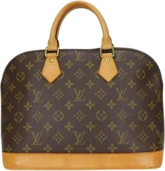 Louis Vuitton Pre-owned Handbags, female, Brown, Size: ONE SIZE Pre-owned Vintage Canvas Handbag