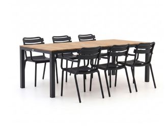 Forza Furniture Forza Vico/Fidenza 220cm dining tuinset 7-delig stapalbaar