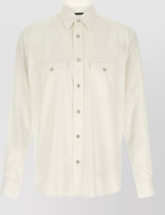 Tom Ford western shirt button down collar long sleeves