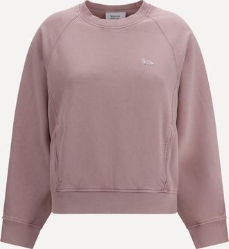 Maison Kitsun&eacute; Baby Fox Faded crewneck Sweatshirt Female S