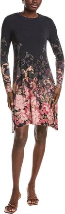 Johnny Was Petite The Janie Favorite Mock Neck Swing Mini Dress