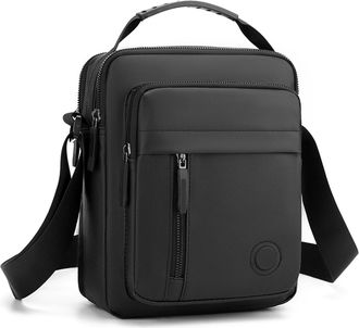 Generic Compatible For Mens Handbag Shoulder Bag(Black)