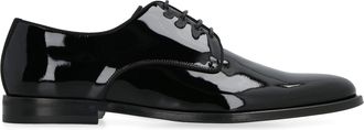 Dolce & Gabbana Leren Veterschoen met Glanzend Finish