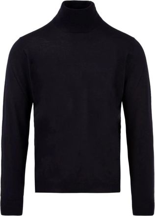 FILIPPO DE LAURENTIIS Turtleneck Trui - Heren - Coltruien - Blauw - M - Wol - Truien & Vesten