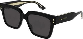 Gucci Sunglasses, male, Black, Size: 54 MM Square Sunglasses
