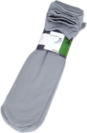 Generic Fiber 10 Silky -thin Socks Men Stockings Pairs Elastic Short Silk Socks Mens Hiking Socks Size 14 (Grey, One Size)