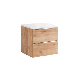 Petits Meubles Mueble bajo lavabo 60cm y encimera tableros laminados madera