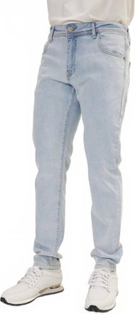 Ron Tomson Mens Classic Fitted Denim Jeans In Light Vintage