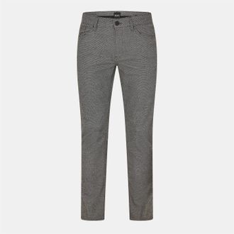 HUGO BOSS Mens Delaware Slim Fit Five Pocket Jeans in Open White - Size 30W/32L