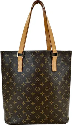 Louis Vuitton Brown Monogram Canvas Handbag Tote Bag (Pre-Owned)