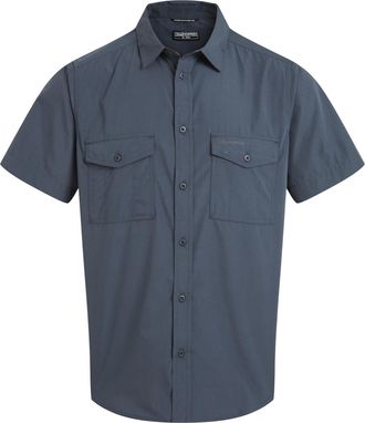 Craghoppers Heren Kiwi II Shirt Met Korte Mouwen (Omberblauw)