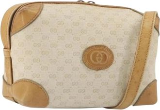 Gucci Pre-owned Vintage Micro Small GG Canvas Shoulder Bag - - Pre-owned - Donna - Beige - ONE SIZE