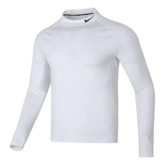 Nike Pro Dri-FIT Fitness Mock-Neck Long-Sleeve T-shirt Whiet FB8516-100