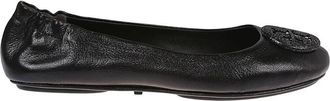 Tory Burch Chique Zwarte Ballerinas - Dames - Ballerinas - Zwart - 36 1/2 EU - Leer - Schoenen