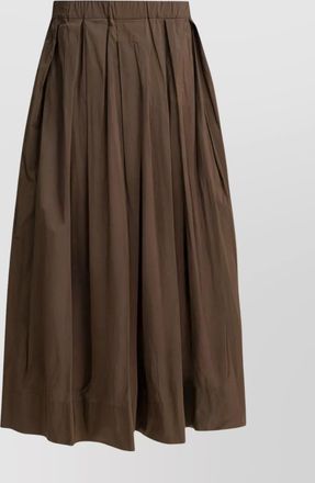 Max Mara flared skirt with pleats and pockets