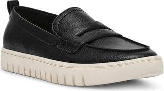 Anne Klein Kalypso Flat Womens Black Moc Toe Penny Loafer Shoes GAL2211