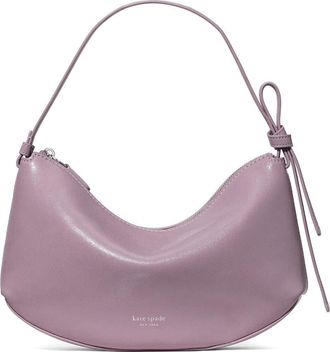 Kate Spade New York loop glazed leather shoulder bag in Market Purple at Nordstrom