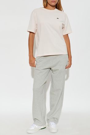 Lacoste T-shirt With Logo, Womens, Pink
