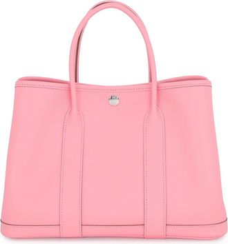 Herm&egrave;s Garden Rose Confetti Epsom Leather Handbag Tote Bag (Pre-Owned)