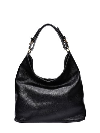 Anna Luchini Zwart Rundleer Tas