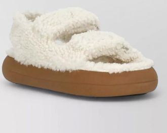 Moon Boot shearling fur-lined sandals
