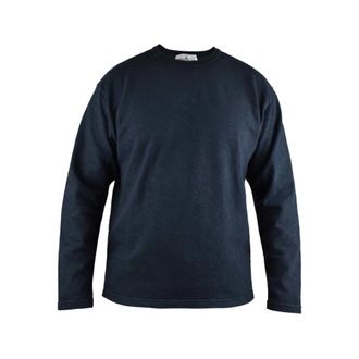 Stone Island Crewneck Sweatshirt - Heren - Longsleeves - Blauw - S - Katoen - Tops