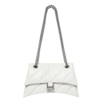 Balenciaga (WMNS) Balenciaga Crush Small Chain Bag Quilted Optic White 716351210J09001