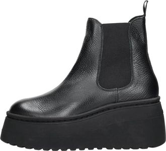 Steve Madden Pegasus Chelsea Boot - Dames - Chelseaboots - Zwart - 40 EU - Leer - Schoenen