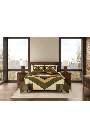 Pendleton Tumalo Cotton Quilt in Green at Nordstrom, Size Full