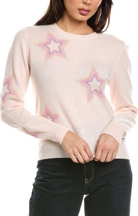 Brodie Star Dust Crewneck Cashmere Sweater